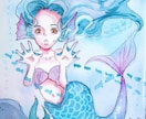 水彩絵の具で独特なイラストをお描きします 男女どちらも可！アイコン、サムネ、挿絵などイラスト全般 イメージ1