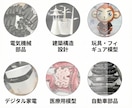 高性能3Dプリンターでプリント出力し納品致します 3Dデータを3Dプリントし納品致します！ イメージ2