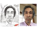 似顔絵を鉛筆で描きます 写実的なのに温かみがあり、味わい深い似顔絵 イメージ1