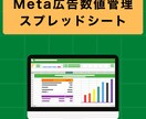Meta広告データ管理のスプシ販売します Meta広告のPDCAに必要な通知をコピペするだけで管理 イメージ1