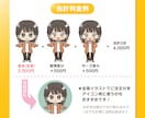 商用可！顔出し不要で親近感UP！ミニキャラ描きます 初めての方も安心♪インスタ、ブログ、YouTube等SNSに イメージ6