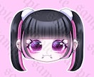 スタンプにも!!顔のみアイコン描きます コテキャラ様のデフォルメイラスト描かせてください！ イメージ5