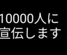 10000人に宣伝します 1ヶ月間毎日宣伝拡散いたします！ イメージ1