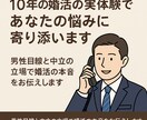 10年婚活の実体験であなたの悩みに寄り添います 男性目線と中立の立場で婚活の本音をお伝えします イメージ1