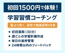 勉強習慣を定着！学習計画＆進捗コーチングします 塾より安く！勉強習慣を徹底コーチング イメージ1