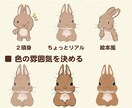 ペットの似顔絵アイコン描きます 商用オプション有★SNSアイコン用におうちのこイラストを！ イメージ2