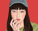 おしゃれ風味な似顔絵描きます 誰でもおしゃれな雰囲気に？♡繊細な線で描く似顔絵 イメージ1