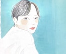 水彩絵の具でお洒落な似顔絵描きます プレゼントや記念にいかがですか♪♪ イメージ1