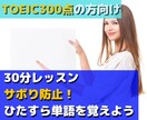 TOEIC300点の方向け！単語レッスンします サボり防止！30分で基本的な単語を覚えよう！ イメージ1