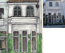 簡易額入り、はがきサイズの建物イラスト描きます あなただけの大切な思い出の建物を水彩画に！原画お送りします。 イメージ8