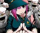 キャラクターの一枚絵、アイコンを描きます かっこいい!!可愛い!!イラスト描きます イメージ6