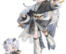 1枚絵や立ち絵など魅力あるキャラクターを描きます 商用利用可能◎魅力的なキャラクターに仕上げます イメージ5