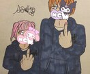 デジタルイラスト依頼受けます 等身絵アイコンヘッダー夢絵◎デジタルアナログ選択可 イメージ1