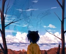 デジタル厚塗りで風景メインのイラスト作成します サムネ・アルバムジャケット・背景などに イメージ3