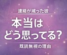 連絡が減った彼の本音と今後を占います 不安いっぱいの今　明日の為の一言を イメージ1