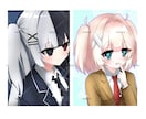 平成萌え絵風イラスト描きます 夢絵、コテ単、立ち絵など萌え絵イラストで描かせてください♬ イメージ6