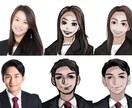 漫画みたいな似顔絵アイコン作ります SNSにぴったりなアイコンお探しの方へ。面倒なオプション無し イメージ4