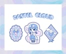 ポップで可愛い、グッズ映えなミニキャラ描きます ミニキャラを制作します！表情、ポーズ差分なども追加できます イメージ9