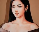 アナログ独特の現代アート的女の子イラストを描きます アナログ感のあるアイコンや似顔絵を御希望の方への特別版です イメージ10