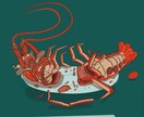 シンプルなイラスト制作承ります 書籍の挿絵やヘッダー、アイコンなど イメージ4