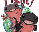 人や動物などのデフォルメイラスト制作します 可愛くポップなオリジナルイラストで目を惹きたい方に！ イメージ3