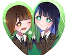 ふんわりした雰囲気のアイコン・ヘッダー描きます なるべく安くしたいと思います。 イメージ3
