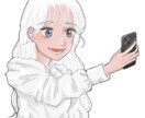 最安1000円／かわいい厚塗り風アイコン描きます 厚塗り風イラストをアイコンに！元大学美術部学生が描きます イメージ3