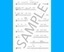 移調や浄書おまかせ下さい♪楽譜作成いたします キーチェンジ譜、コード譜、メロディー譜、伴奏譜をお作りします イメージ5