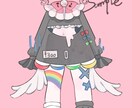 夢絵、アイコンイラスト、立ち絵等お描きします 厚塗り風のあなただけのイラストお描きします！ イメージ2