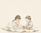 写真を元にイラストを描きます お子様、ファミリー、ウェディングなど、全てに対応しています。 イメージ6