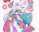 ポップで目を惹くデフォルメイラストを描きます サムネイルやグッズ用にオススメの全身イラスト！ イメージ3