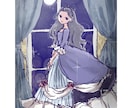キラキラ可愛いおしゃれな女の子描きます 個性的な絵柄で元気が貰えるイラスト描きます.* イメージ5
