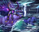 キャラクターの立ち絵、一枚絵を作成します 邪悪なキャラデザやモンスター娘が得意ですモンスターも可能です イメージ4