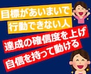 目標曖昧な人の目標が明確になるセッションをします ゴール達成へのワクワク感・確信度が上がって楽しく動けます イメージ10