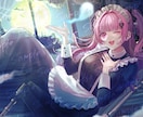 期間限定！ハロウィンイラスト量産企画します サムネにも素材でも使える！洋館メイドさんオバケ仮装 イメージ8