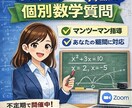 不定期開催｜オンライン個別数学質問に答えます 不定期開催！ 1対1で数学の疑問を丁寧に解説 イメージ1