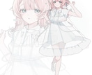 立ち絵・一枚絵・キービジュアル等幅広く描きます 淡色ポップでトレンド感のある配信映えキャラクターイラスト イメージ4