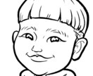 シンプルで特徴を捉えた似顔絵を描きます 修正対応OK。特徴を捉え、納得のいく仕上がりに イメージ5