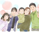 優しいタッチのデジタル手書き似顔絵を描きます アイコンや結婚式、インテリアなどに イメージ5
