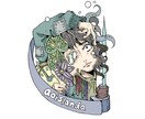 ジャケットやグッズに！/印象的なイラスト描きます 音楽のジャケット、イベントのグッズアートにぜひ！ イメージ8