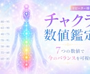 チャクラ数値を鑑定します 数値で可視化し心のバランスを整えます イメージ1