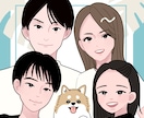 家族やペットと一緒に！イラスト描きます 先生への寄せ書きにもおすすめ！ イメージ6