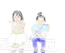 可愛くシンプルなイラスト描きます SNSアイコン／記念日のプレゼント／家族の思い出 イメージ5