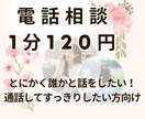 1分120円~ 話相手になります 「あなた」に合わせてお話します イメージ1