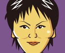 元路上似顔絵師がお顔を描きます さりげなく似てる似顔絵、後から編集出来るAiデータにも対応。 イメージ6
