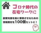 在宅副業向け！副業教材×100を販売します 高収入を目指すショートカット副業教材 イメージ1