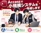Accessで小規模システムを作成します ～データベースで効率的なデータ処理 イメージ1