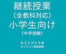 継続の方専用　60分授業ｘ月4回を行います 授業継続により、勉強の習慣化をサポートします イメージ1