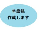 単語帳の作成代行、印刷お手伝いなど何でもします ご指定の単語をデータ入力し納品します イメージ1