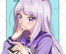 SNSアイコン・一枚絵をお描きします 【オリジナル限定！】引き込まれる瞳と透明感！ イメージ4